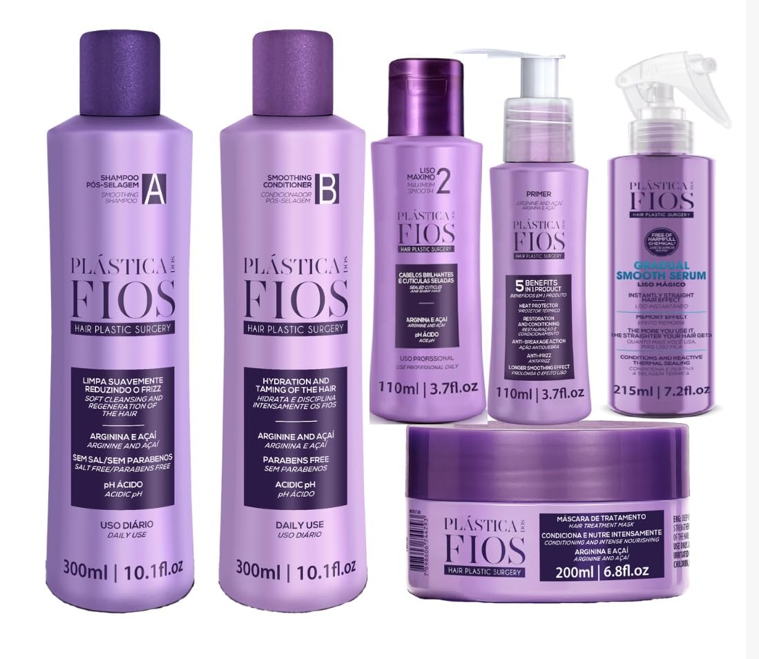 Amazon.com: Plastica dos Fios Complete Kit 6 Units - Hair Repair